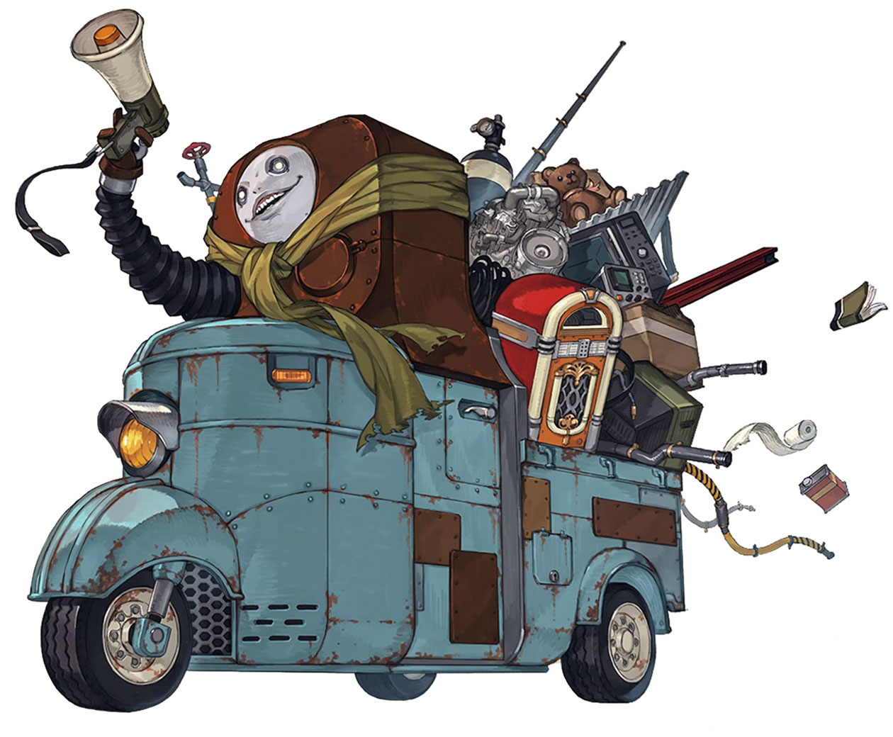 Emil Character Art from NieR: Automata