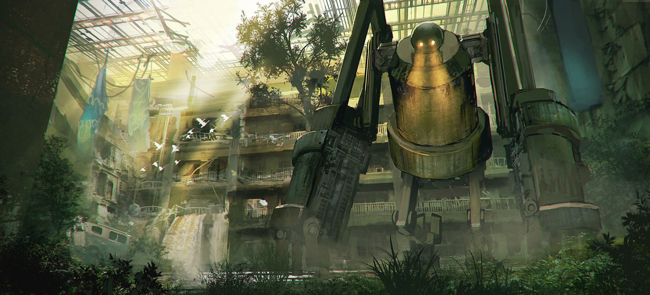 Goliath Biped Machine Art from NieR: Automata