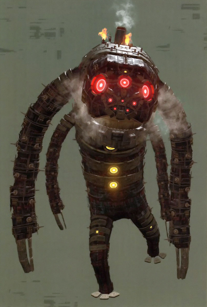 Grȕn Art from NieR: Automata