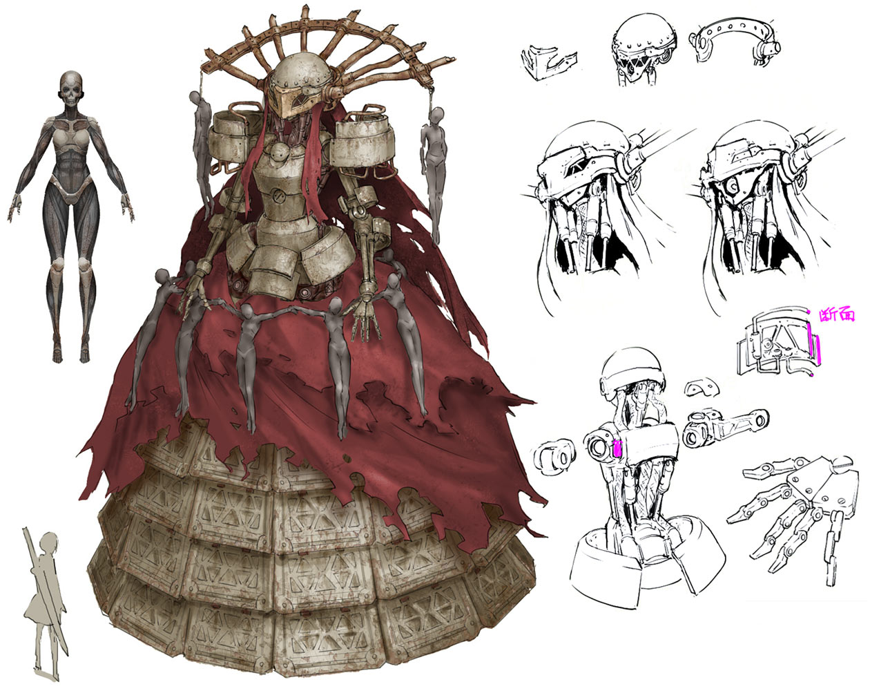 Simone Boss Art from NieR: Automata