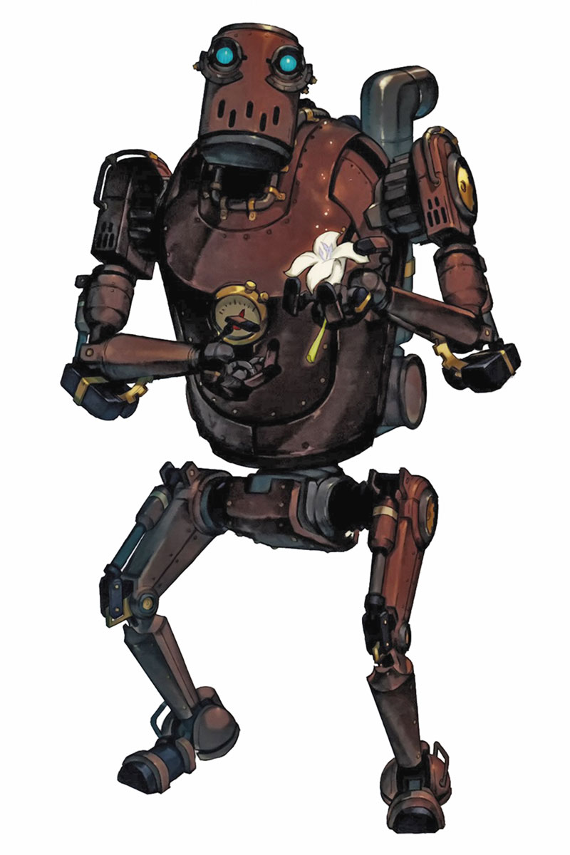 Pascal Character Art from NieR: Automata