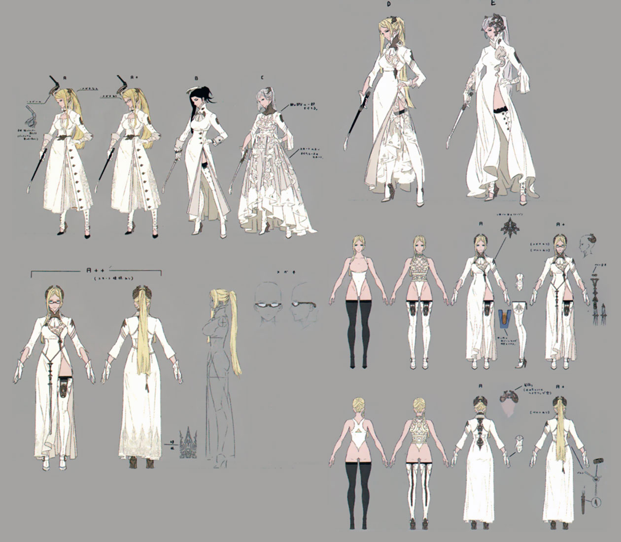 YoRHa Commander Concept Art from NieR: Automata