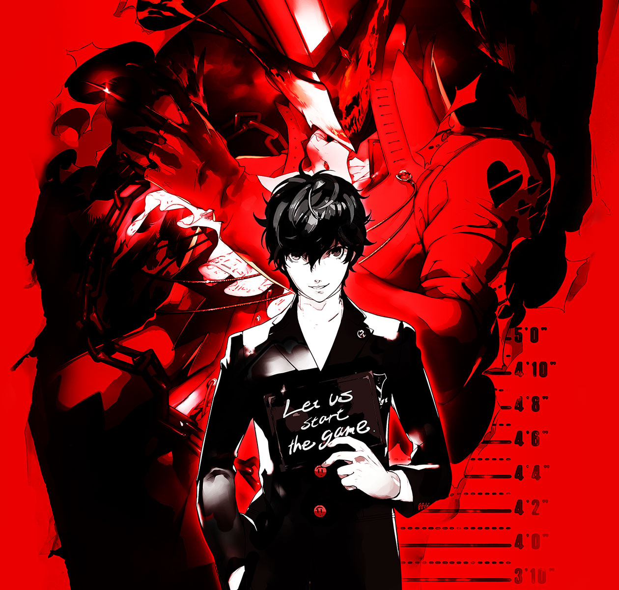 Protagonist & Arsène Art from Persona 5