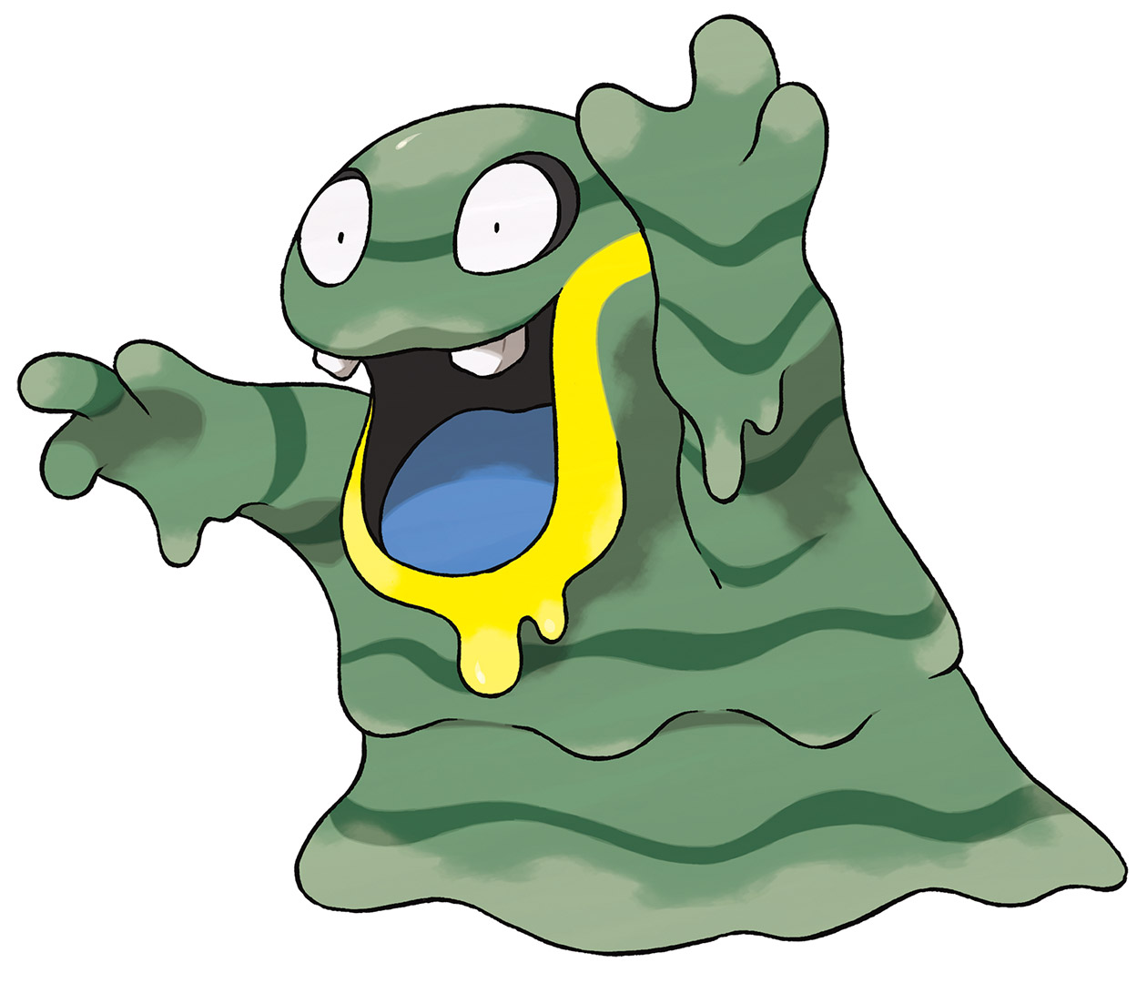Alolan Grimer Art from Pokémon Sun and Moon