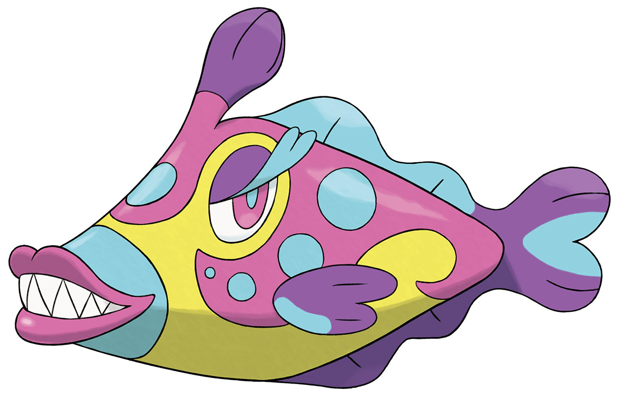 Bruxish Art from Pokémon Sun and Moon