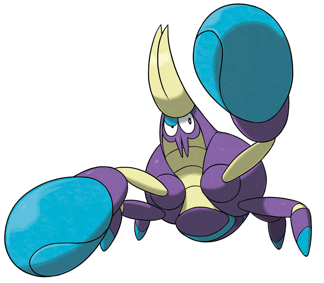 Crawbrawler Art from Pokémon Sun and Moon