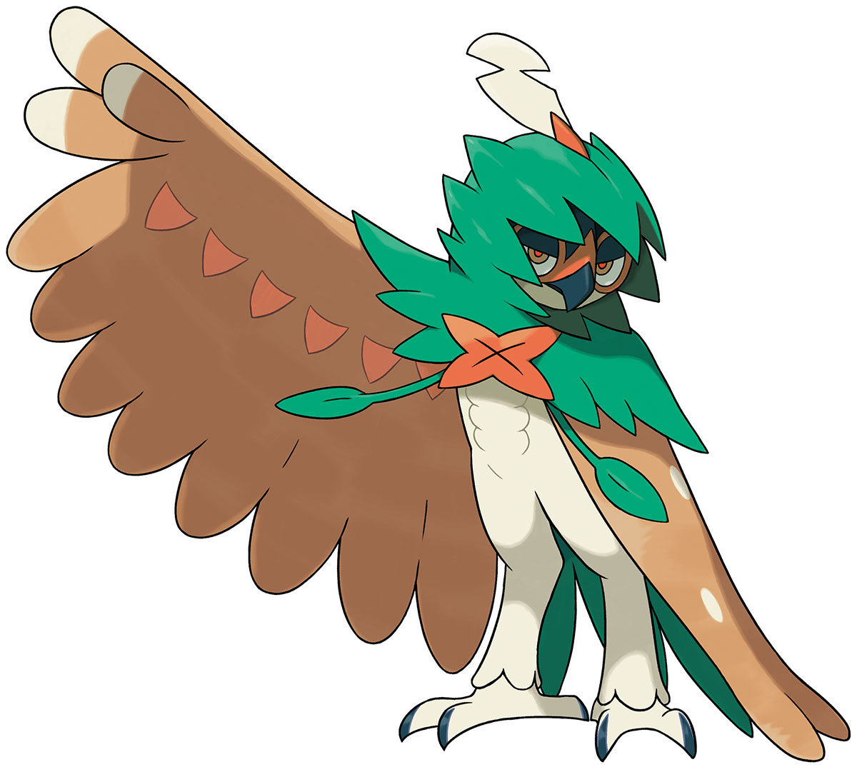 Decidueye Art from Pokémon Sun and Moon