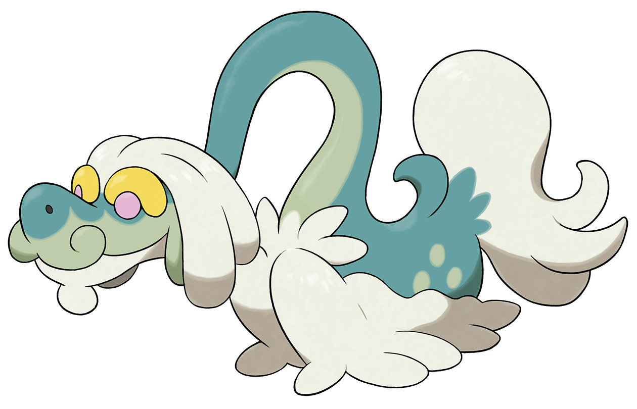 Drampa Art from Pokémon Sun and Moon