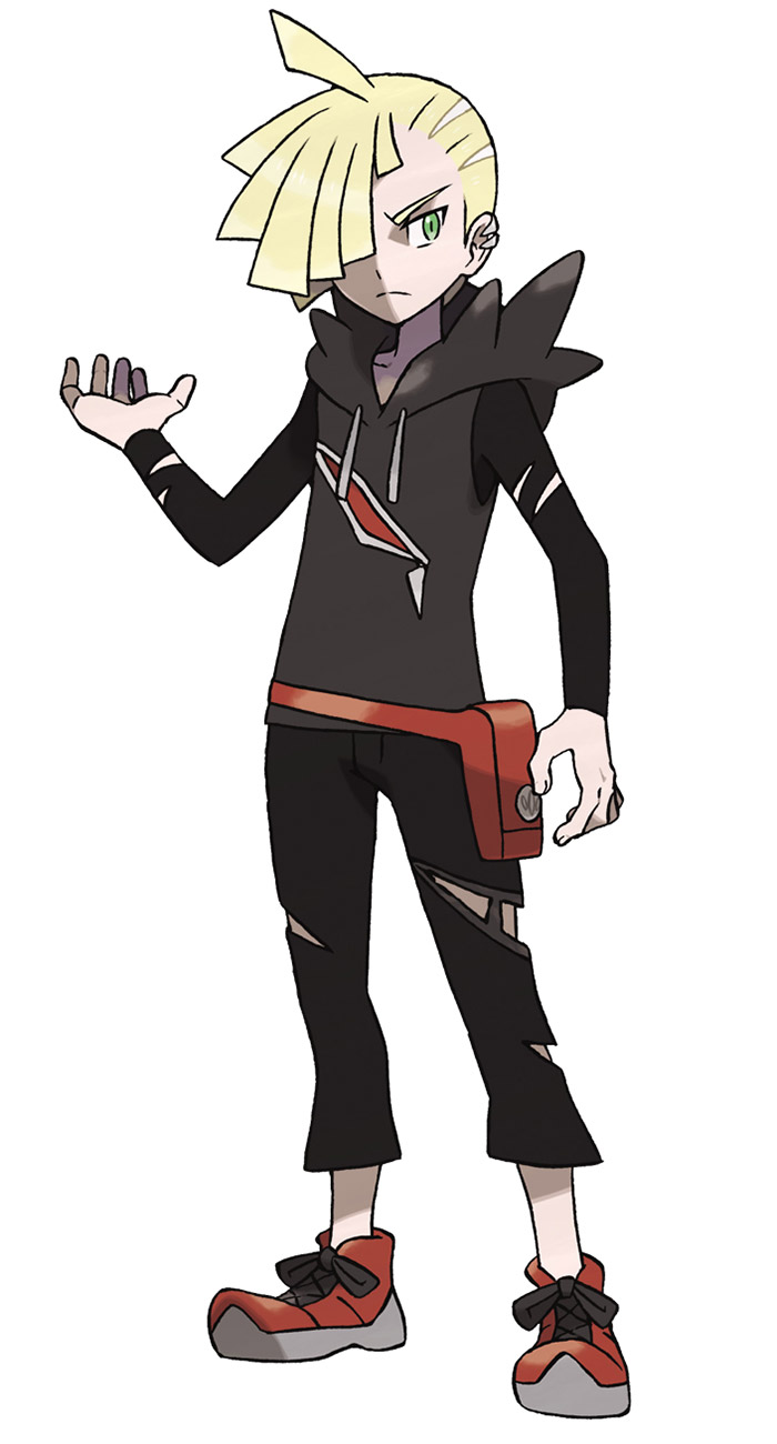 Gladion Art from Pokémon Sun and Moon