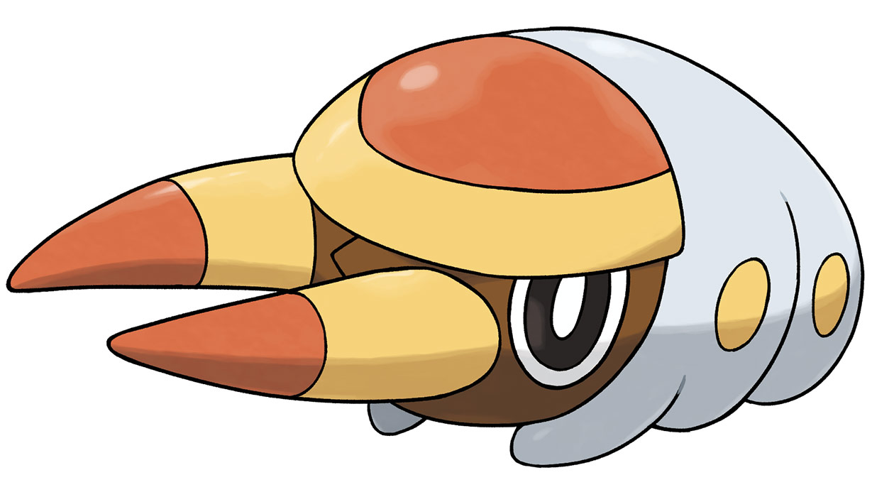 Grubbin Art from Pokémon Sun and Moon