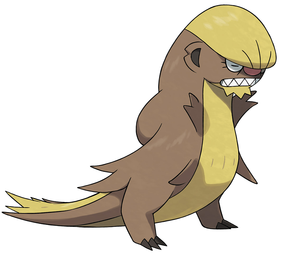 Gumshoos Art from Pokémon Sun and Moon