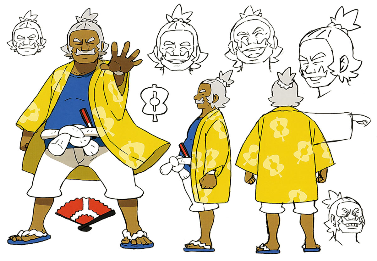 Hala Concept Art from Pokémon Sun and Moon