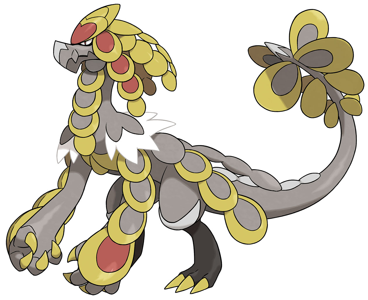 Kommo-o Art from Pokémon Sun and Moon