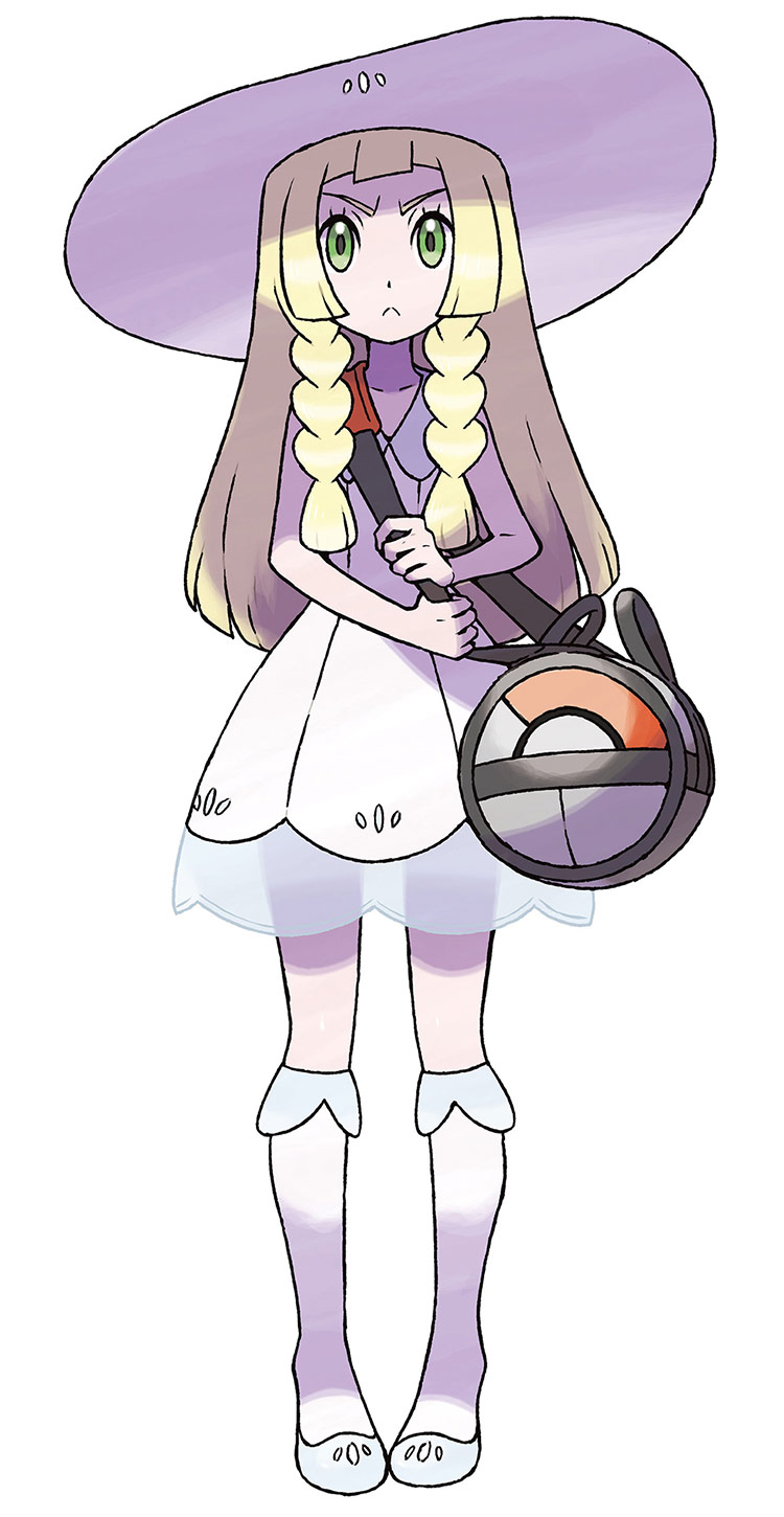 Lillie Art from Pokémon Sun and Moon