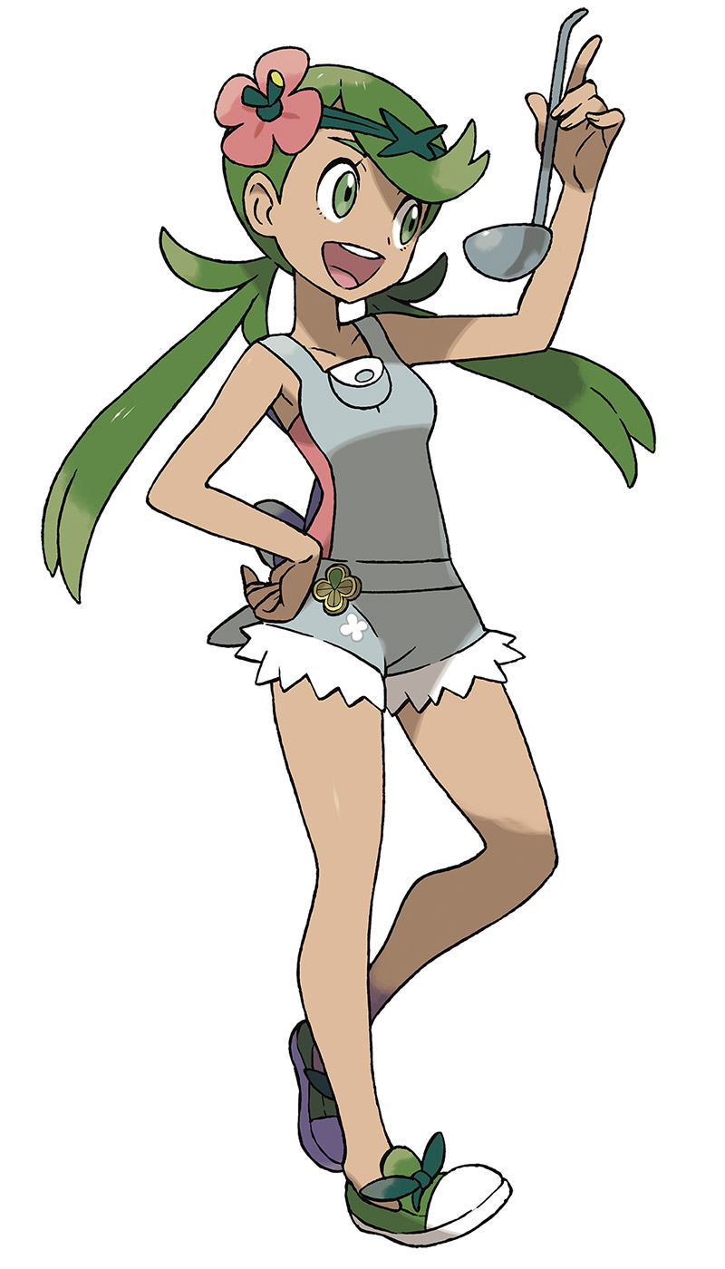 Mallow Art from Pokémon Sun and Moon