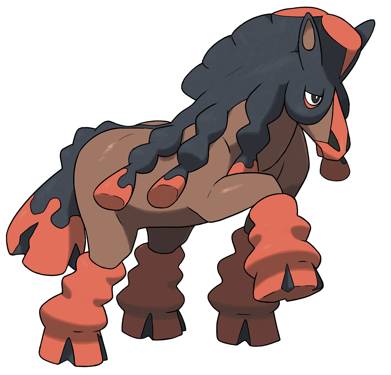 Mudsdale Art from Pokémon Sun and Moon