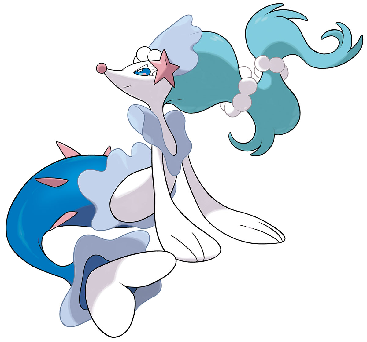 Primarina Art from Pokémon Sun and Moon
