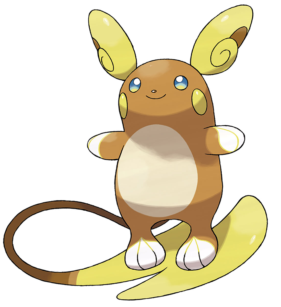 Alolan Raichu Art from Pokémon Sun and Moon