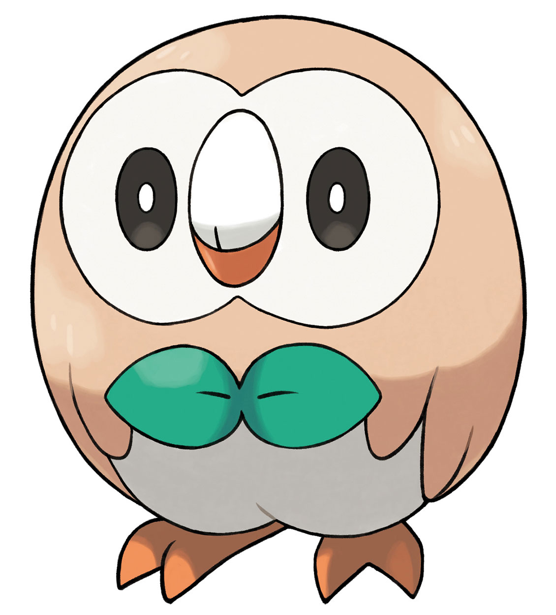 Rowlet Art from Pokémon Sun and Moon