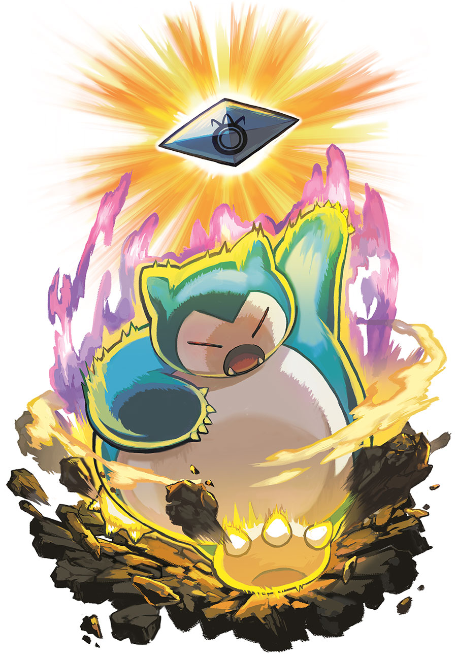 Snorlax Z-Move Art from Pokémon Sun and Moon