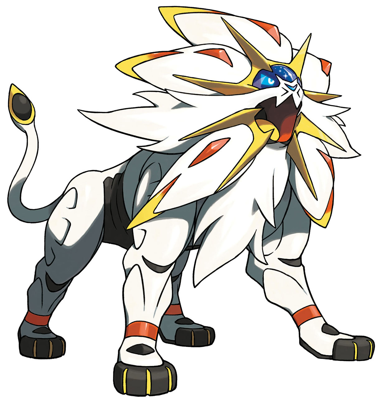 Solgaleo Art from Pokémon Sun and Moon