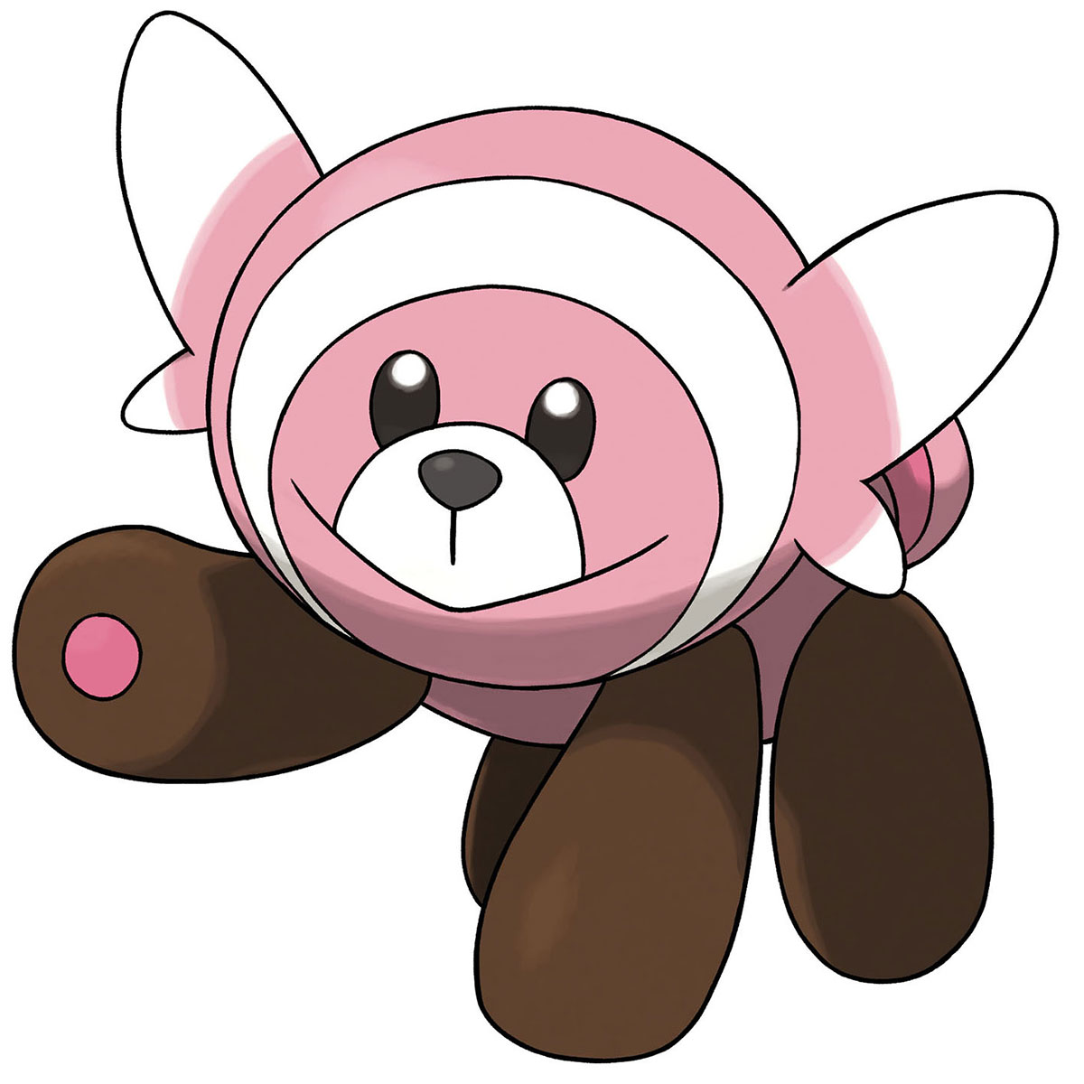 Stufful Art from Pokémon Sun and Moon