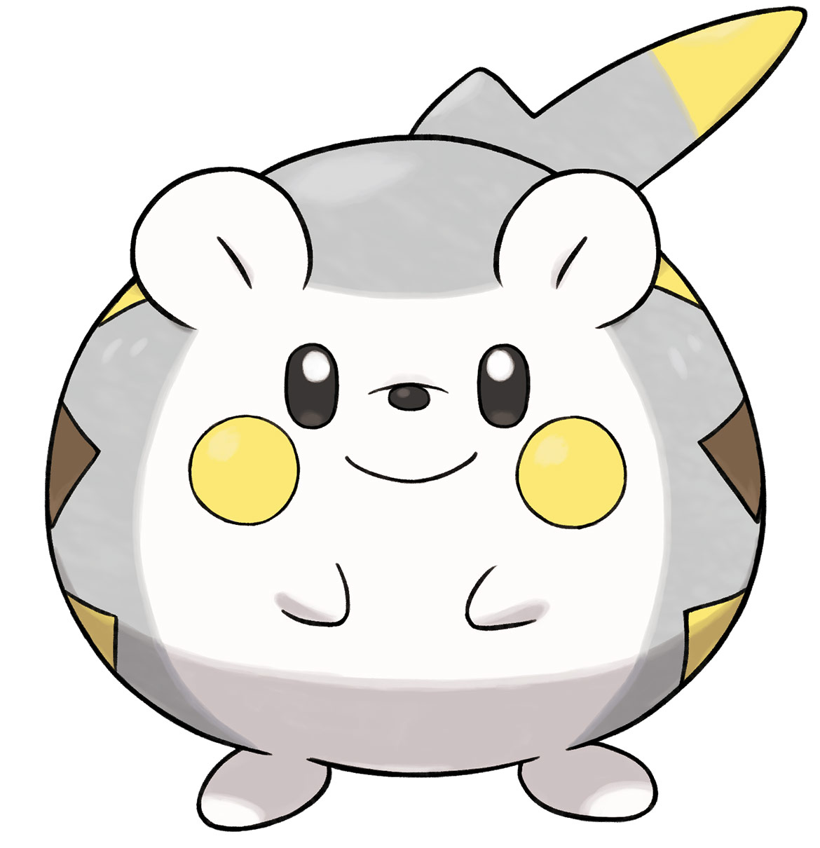 Togedemaru Art from Pokémon Sun and Moon