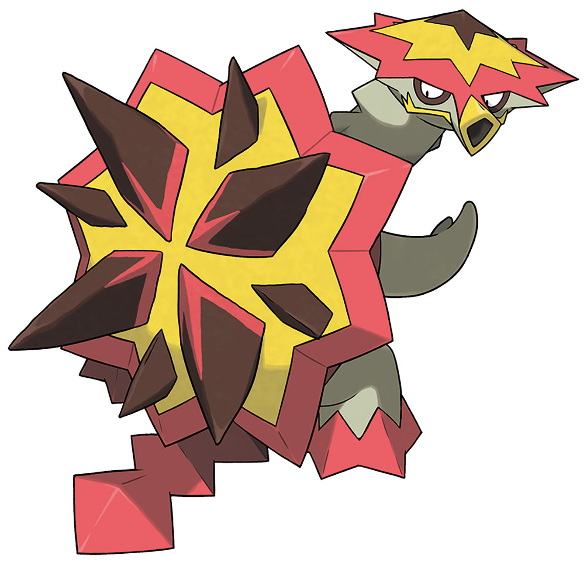Turtonator Art from Pokémon Sun and Moon