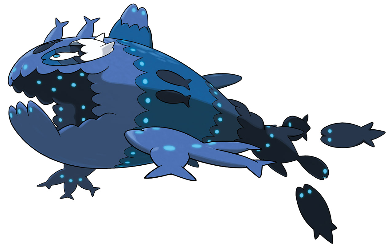Wishiwashi School Form Art from Pokémon Sun and Moon