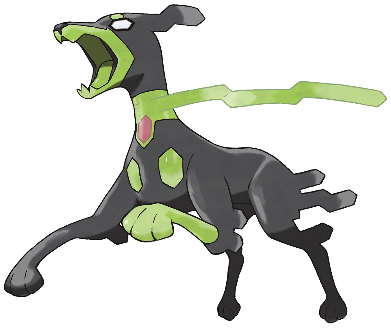 Zygarde 10 Percent Art from Pokémon Sun and Moon