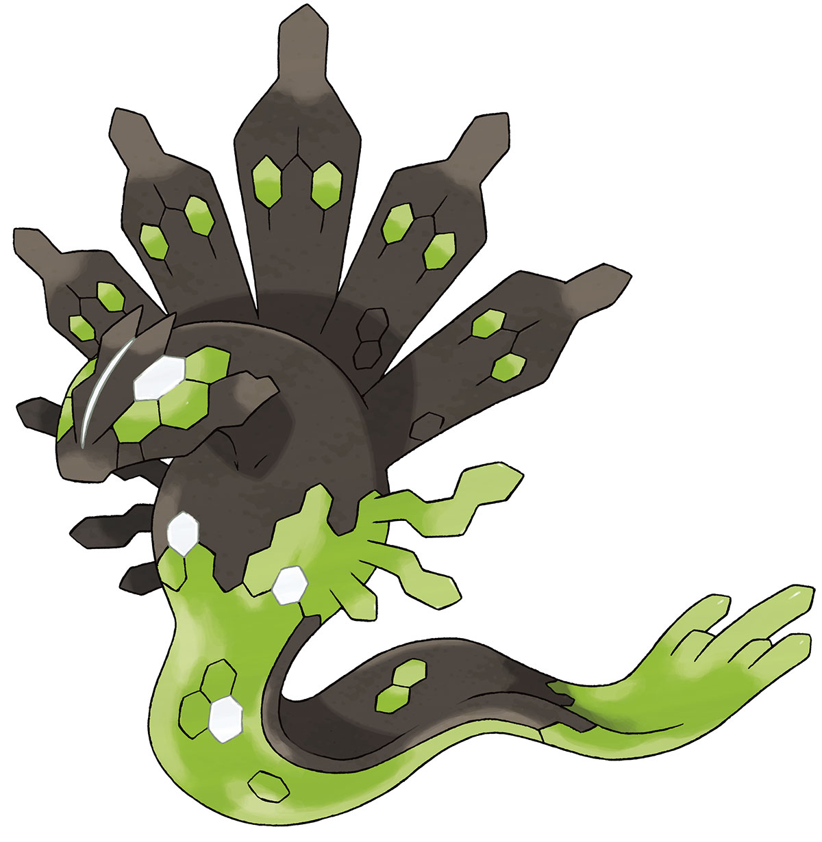 Zygarde 50 Percent Art from Pokémon Sun and Moon