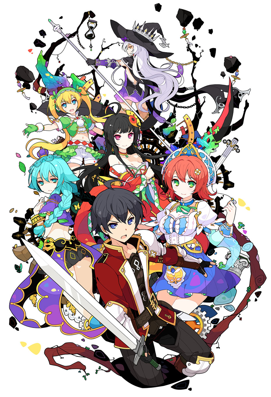 Characters Art from Stella Glow