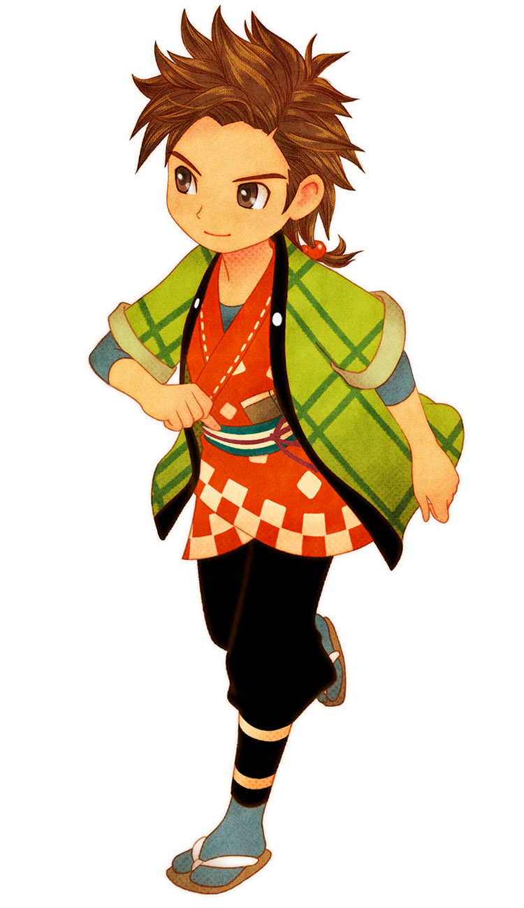 Hinata Art from Story of Seasons: Trio of Towns