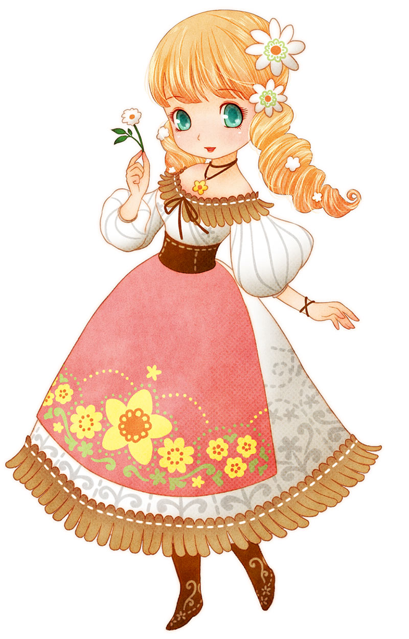 Lisette Art from Story of Seasons: Trio of Towns