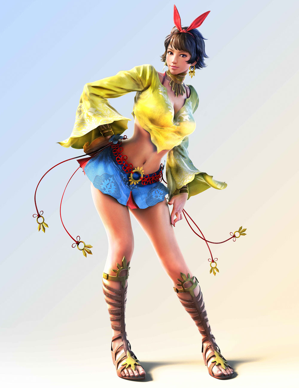 Josie Rizal Art from Tekken 7: Fated Retribution
