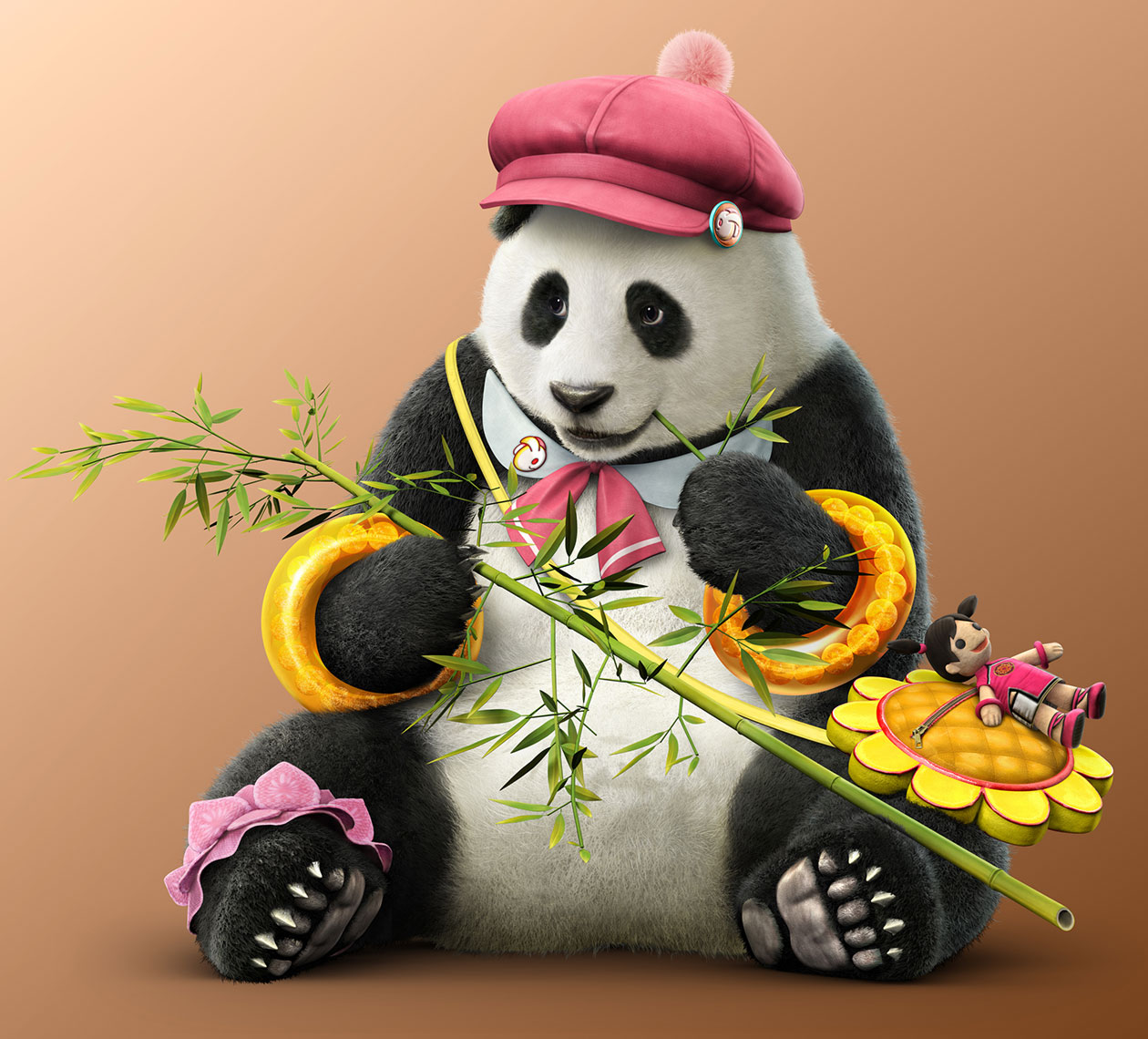 Clothed Panda Art from Tekken 7: Fated Retribution