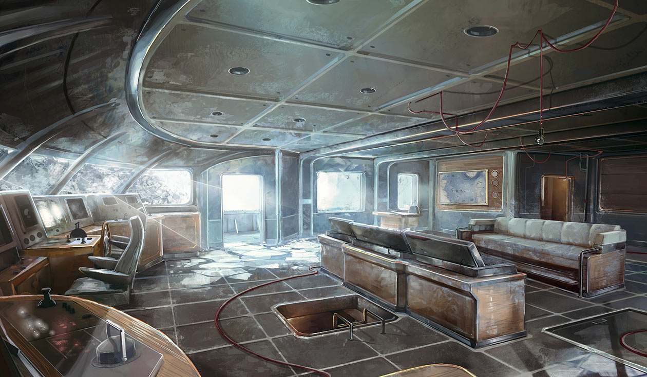 Cabin Interior Art from Tom Clancy's Rainbow Six Siege