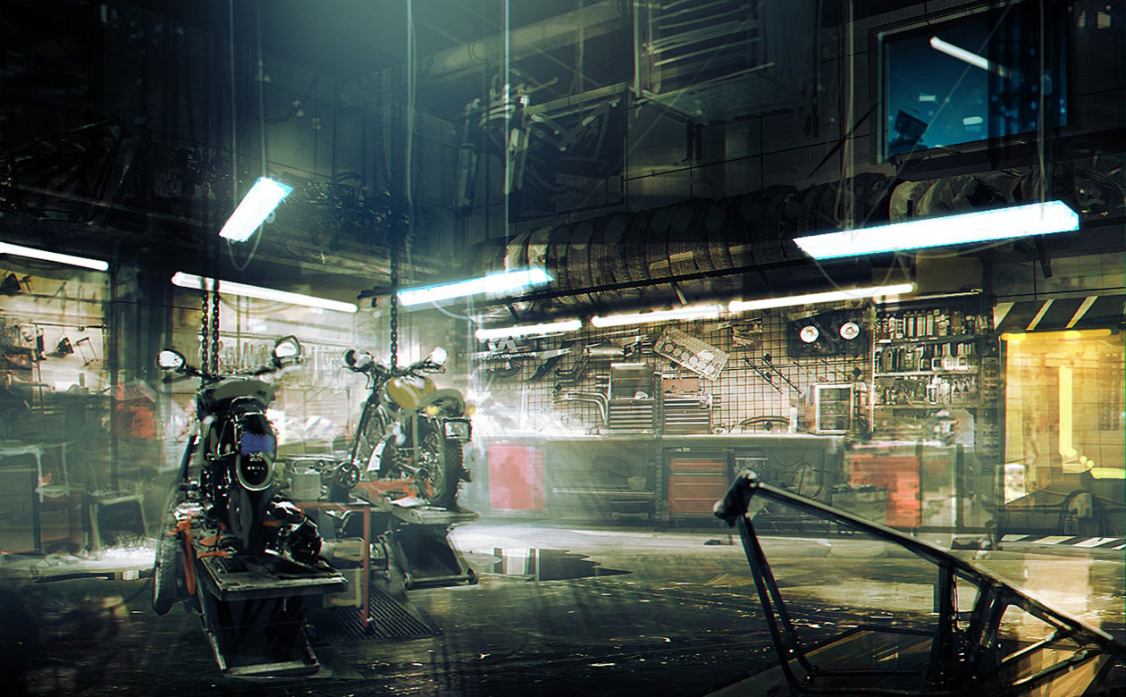 Clubhouse Workshop Art from Tom Clancy's Rainbow Six Siege