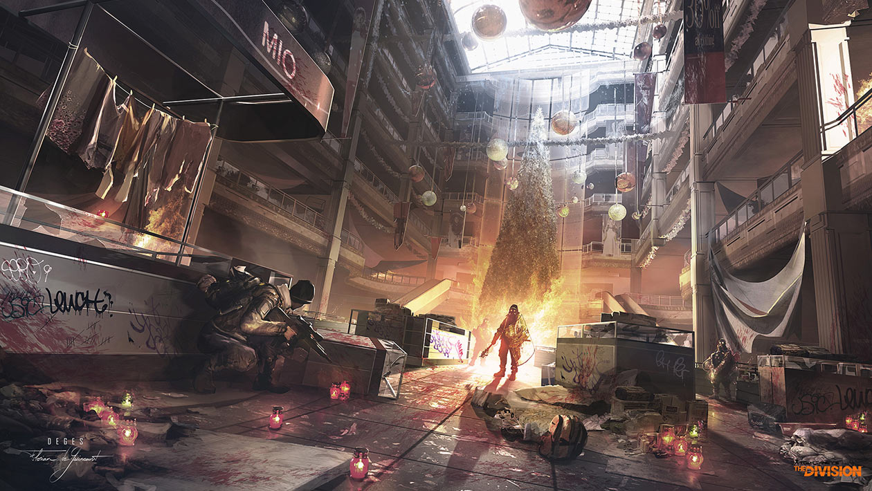 Shopping Mall Art from Tom Clancy's The Division