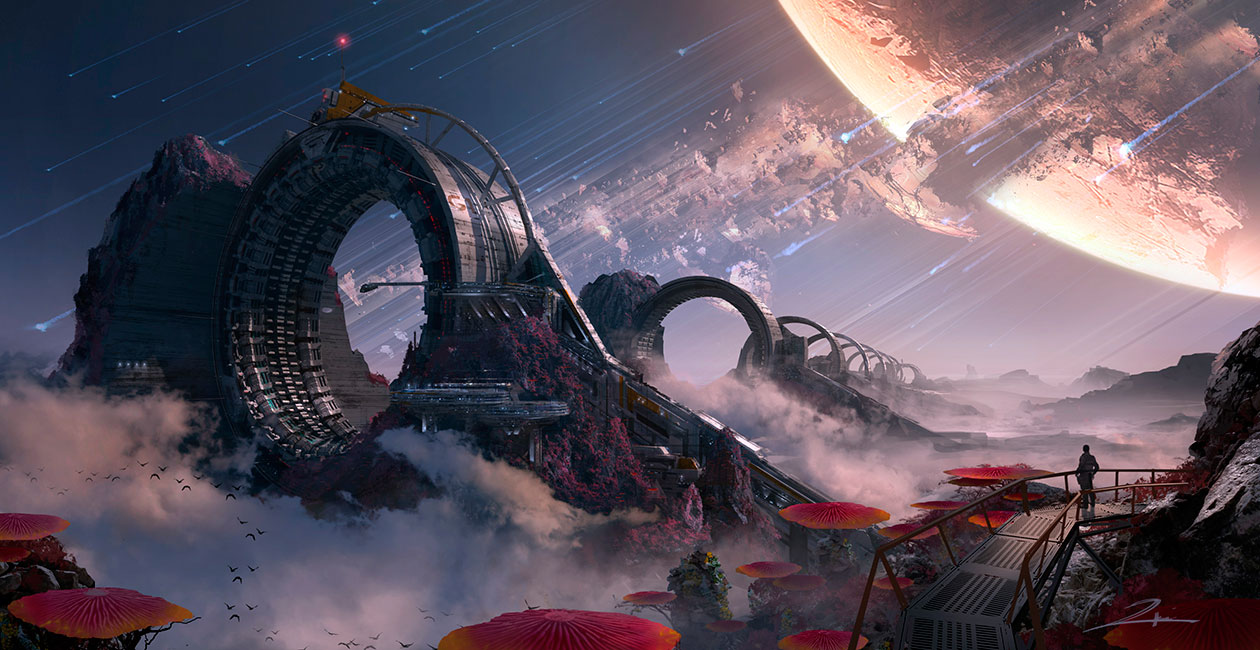 Environment Concept Art from Titanfall 2