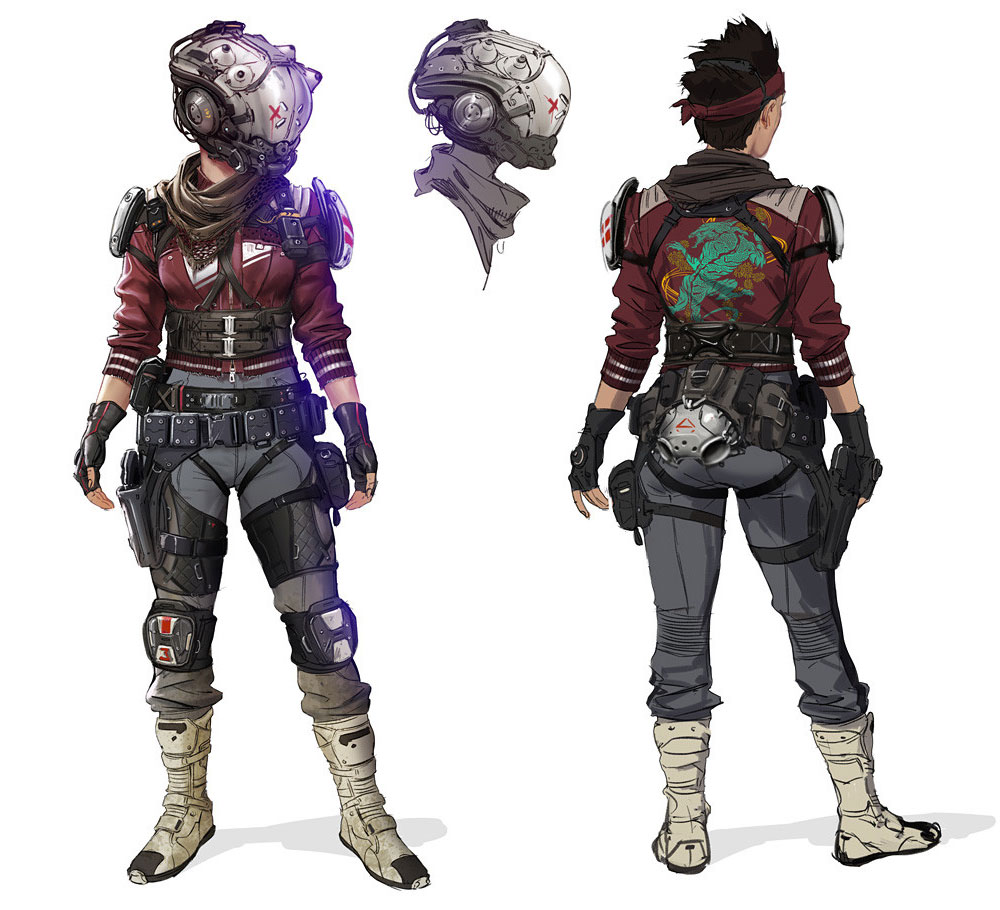 Sarah Briggs Art from Titanfall 2