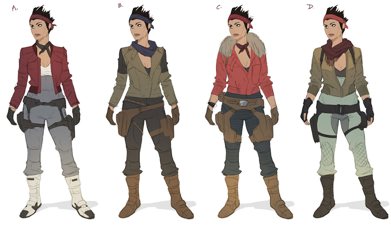 Sarah Concept Art from Titanfall 2