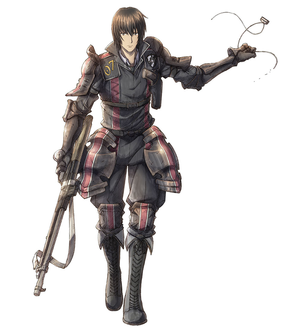 Kurt Irving Concept Art from Valkyria Chronicles III
