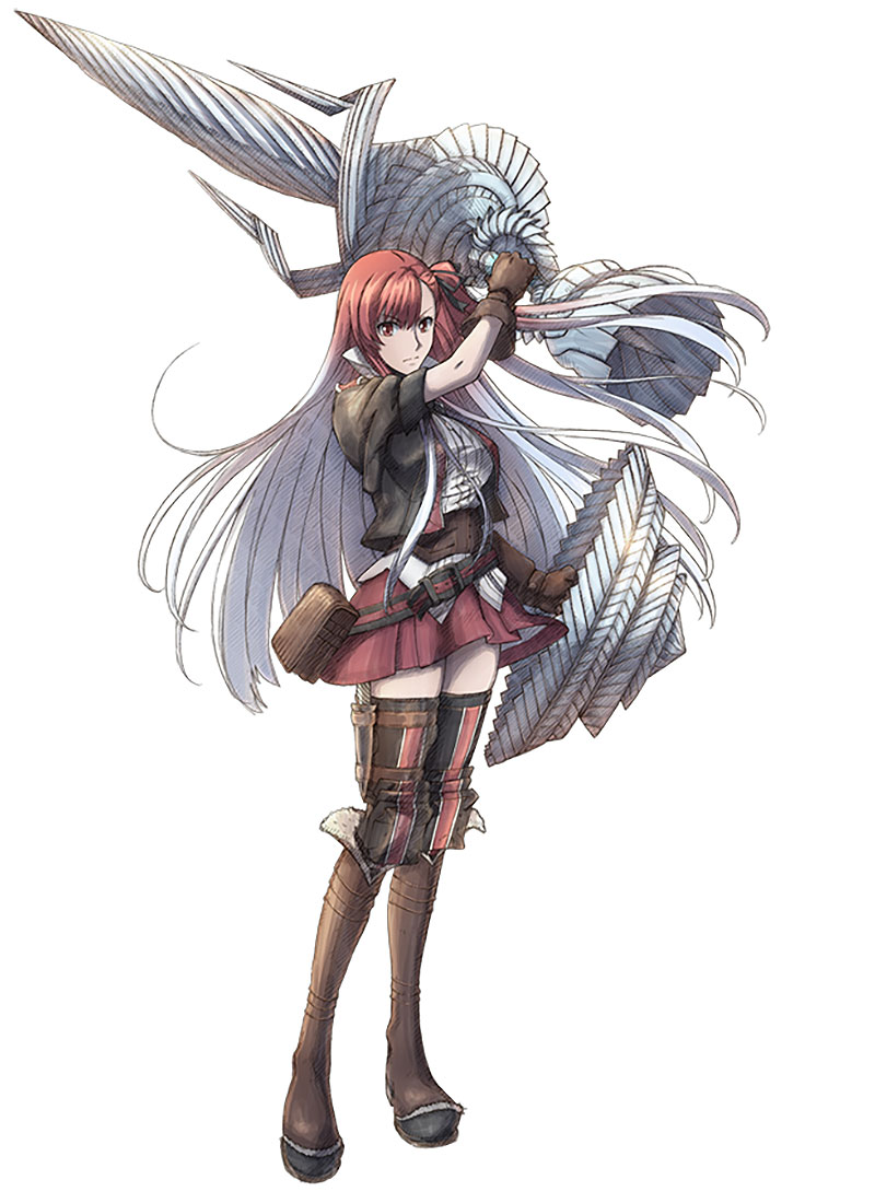Riela Marcellis Concept Art from Valkyria Chronicles III