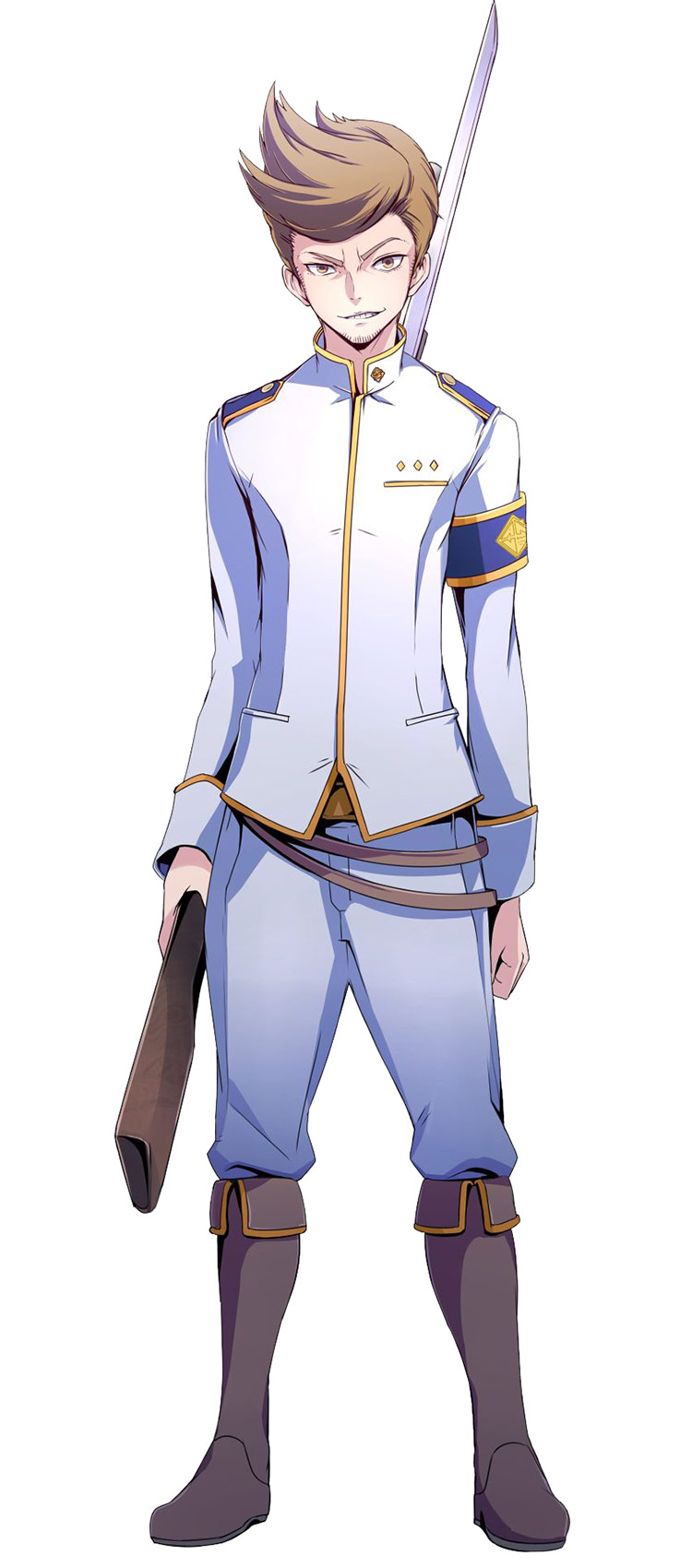 Grandmaster Character Art from Akiba's Beat