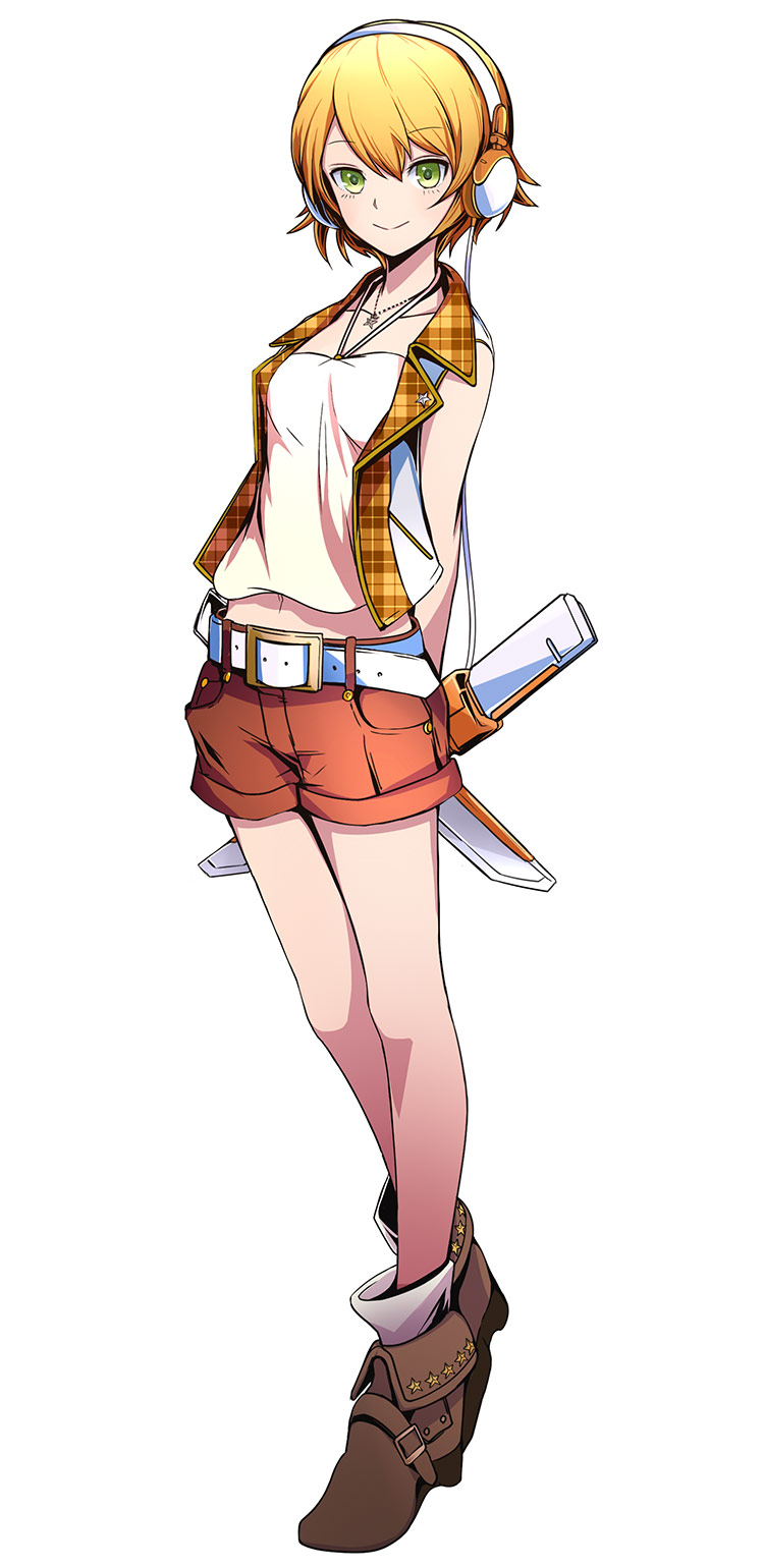 Saki Hoshino Character Art from Akiba's Beat