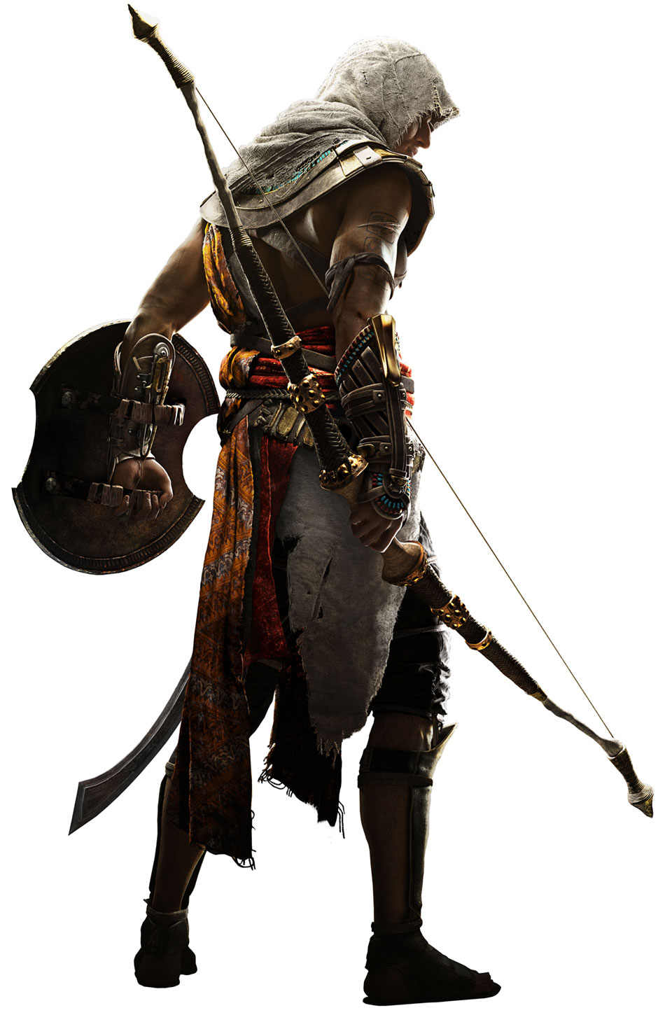 Bayek & Bow Artwork from Assassin's Creed Origins