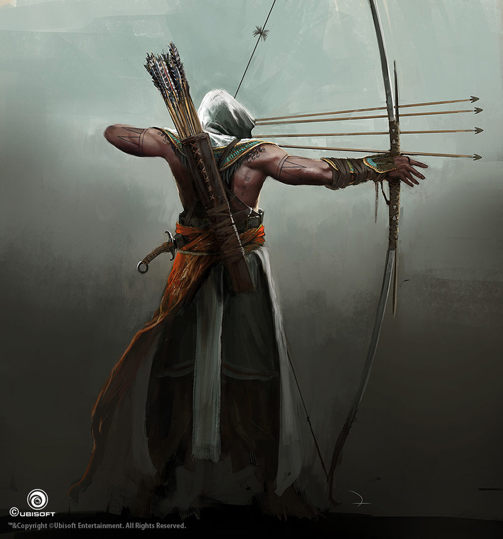 Bayek Early Concept Artwork from Assassin's Creed Origins
