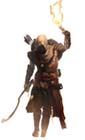 Bayek Holding Torch