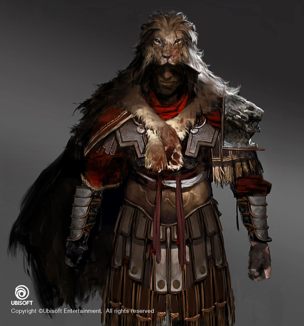 Centurion Outfit Concept Art from Assassin's Creed Origins